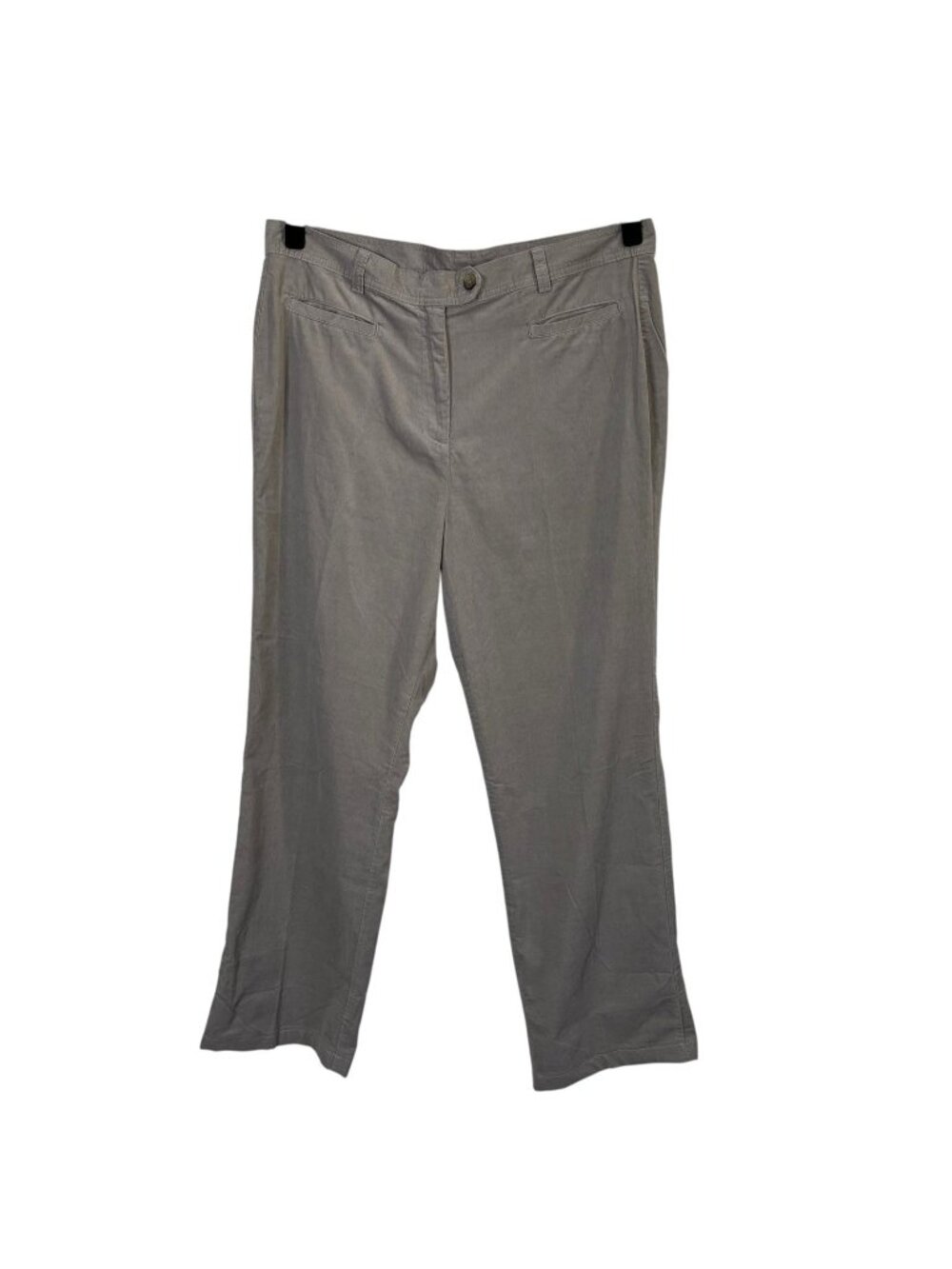 Lands End Fit 3 Corduroy Pants Size 16 Gray
